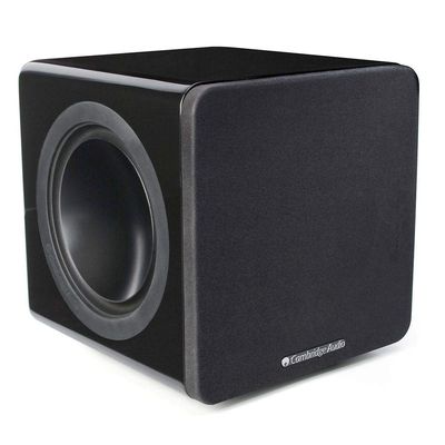 Cambridge Audio Minx X201-200 Watt Active Subwoofer Featuring Twin Auxiliary Bass Drivers and Fully Adjustable Sound - Black