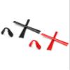 ToughAsNails 2 Pairs Replacement Rubber Kits Ear Socks and Nose Pads for Oakley Radar Path/Edge/Range/Pitch/Radar XL Sunglasses Black&Red view 1