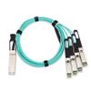 HPC Optics Compatible with Edgecore ET7402-25AOC-100M 100GBASE-AOC QSFP28 to 4xSFP28 Breakout Active Optical Cable | 4x25G 100m AOC ET7402-25AOC-100M-HPC view 1
