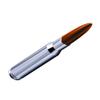 VMS Racing 50 Cal Caliber CHROME ORANGE TIP BULLET ANTENNA in Heavy Gauge CNC Machined Billet Aluminum Short Compatible with Chevrolet Silverado 1500 2500 3500 07-20 view 1