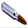 VMS Racing 50 Cal Caliber CHROME ORANGE TIP BULLET ANTENNA in Heavy Gauge CNC Machined Billet Aluminum Short Compatible with Chevrolet Silverado 1500 2500 3500 07-20 view 2