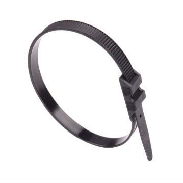 500 - 2000 Low Profile Cable Zip Ties Nylon Black UV Resistant (7" - 20") (2000, 14" 120lb)