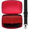co2CREA Hard Travel Case Replacement for JBL Xtreme 2 Portable Wireless Bluetooth Speaker (Xtreme 2, Black Hard Case with Inner Red) view 3