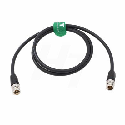 HangTon 12G 4K Raw SDI Coaxial Video Cable BNC to BNC Canare LV-61S 75 ohm for Camera Monitor Flexible Shielded 10M Black