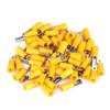 Davitu 100pcs Davitu Insulated Wire Crimp Terminals Male & Female Spade Blade Connectors 2.5mm-6.5mm2/12-10 AWG Yellow view 3