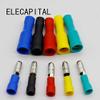 Davitu Female and Male Insulated Electric Connector Crimp Bullet terminal for 22~16 AWG Audio Wiring - (Color: Green) view 3