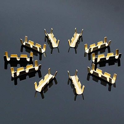 Davitu 100pcs/lot U-shaped terminal tab cold inserts connectors cold terminal small teeth fascia terminal,0.5-1.5mm2