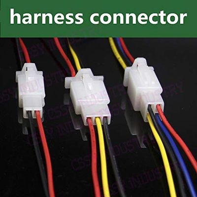 Davitu 10set 2.8mm 2/3/4/6/9 pin Automotive 2.8 Electrical wire Connector Male Female cable terminal plug Kits Motorcycle ebike car ok - (Color: 3P)
