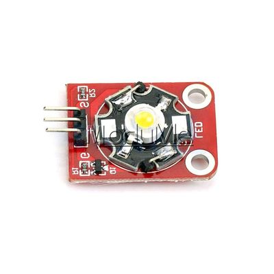 3W High-Power Keyes LED Module with PCB Chassis for Arduino STM32 AVR