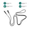 SLLEA AC Power Cord for Magnavox Model MCS225/37 CD Boombox Outlet Socket Plug Cable view 3