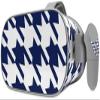 Decal Style Skin Wrap Compatible with Oculus Go Headset - Houndstooth Navy Blue (Oculus NOT Included) view 1