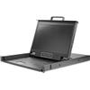 StarTech.com Rackmount KVM Console HD 1080p - Single Port VGA KVM with 17" LCD Monitor for Server Rack - Fully Featured 1U LCD KVM Drawer w/Cables & Hardware - USB Support - 50,000 MTBF (RKCONS17HD) view 1