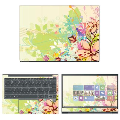 Decalrus - Protective Decal Floral Skin Sticker for Lenovo IdeaPad 730S (13.3" Screen) case Cover wrap LEideaPad730S-36