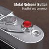 Acouto Soft Shutter Release Buttons 3pcs Universal Aluminium Alloy Camera Shutter Release Buttons with Concave Fit for for for Red+Black+Silver view 2