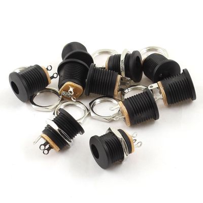 Aexit DC022 2.1x5.5mm Distribution electrical DC Power Jack Socket PCB Mount Connector 10pcs