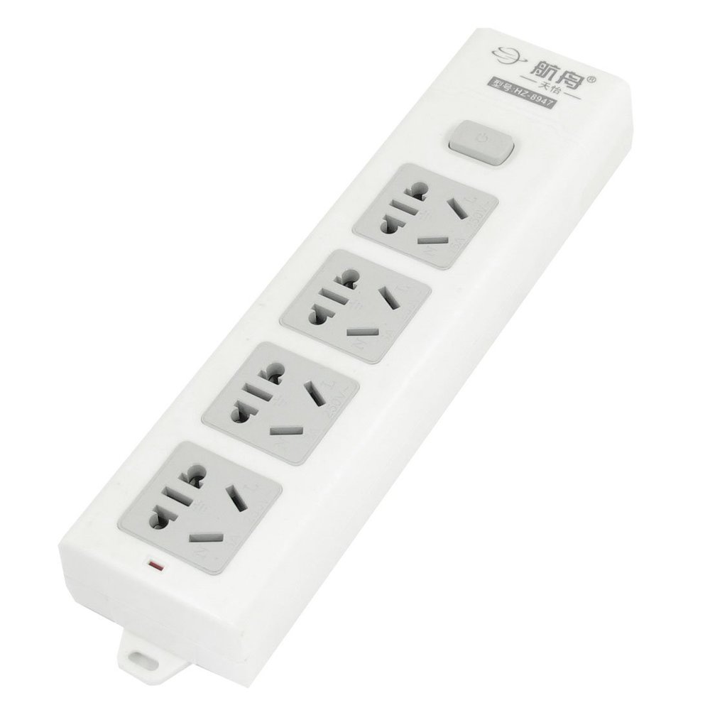 Aexit US AU Distribution electrical EU Plug Socket Electric Outlet Power Strip Adapter AC 250V 16A