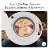 Brightech LightView Pro Magnifying Glass with Light and Stand, Magnifying Floor Lamp with a 6-Wheel Rolling Base for Facials, Lash Estheticians, Dimmable LED Work Light for Sewing, Crafts view 4