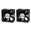 Aexit 70 x Electrical equipment 70 x 25mm 2pole DC 24V Brushless Cooling Fan for PC/Computer Case Black 2Pcs view 1