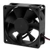 Aexit 70 x Electrical equipment 70 x 25mm 2pole DC 24V Brushless Cooling Fan for PC/Computer Case Black 2Pcs view 2