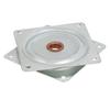 Aexit 75mmx75mmx8mm Metal Power supply and power module Table Chair Rotate Turntable Silver Tone view 1