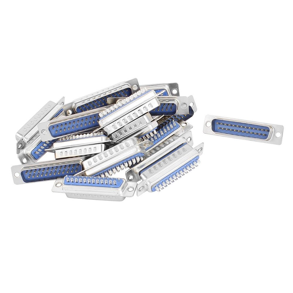 Aexit DB25 25-Pin Distribution electrical 2-Row Male Computer VGA Cable Connector Adapter 20 Pcs