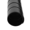 Aexit 20mm Dia Electrical equipment Flexible Spiral Tube Cable Wire Wrap Black 1.5 Meters Long with Clip view 2