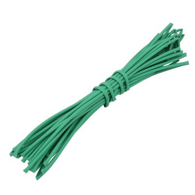 Aexit 5M Length Electrical equipment 1mm Inner Dia Polyolefin Insulated Heat Shrink Tube Wire Green