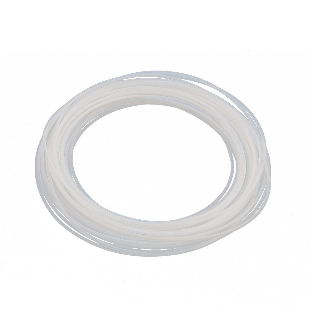 Aexit 1.19mmx1.49mm PTFE Electrical equipment Resistant High Temperature Transparent Tubing 10Meters 32.8Ft