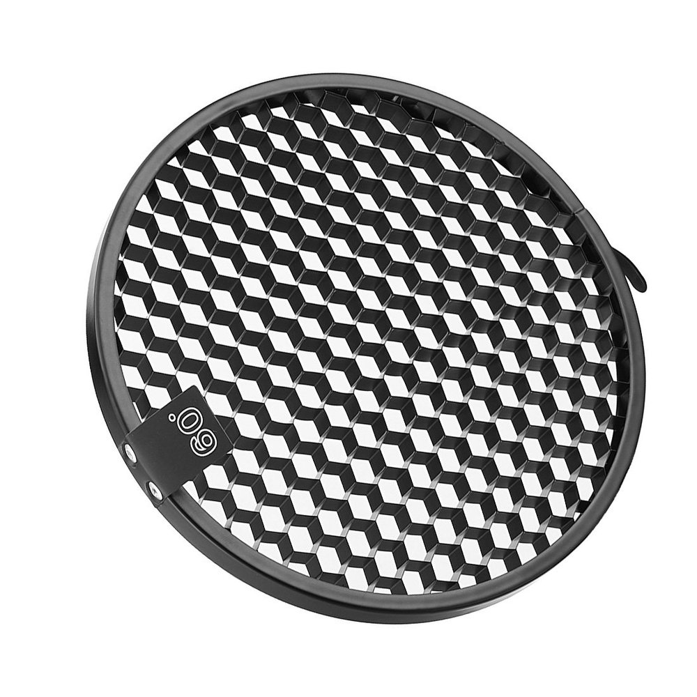 Aexit 60 Degree Lighting fixtures and controls Honeycomb Grid Black for 7-inch Reflector Diffuser Lamp Shade Dish