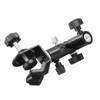 Aexit Black 180 Lighting fixtures and controls Degrees Adjustable E Type Bracket Studio Holder w U-type Clip view 1