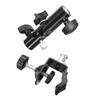 Aexit Black 180 Lighting fixtures and controls Degrees Adjustable E Type Bracket Studio Holder w U-type Clip view 4