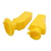 Aexit 1 Pair Distribution electrical Transformer Insulated Jacket Protective Silicone Rubber 10KV Voltage Resistance Yellow view 1