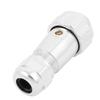 Aexit XA12 AC Distribution electrical 200V 5A 4 Terminals Metal Male Aviation Connector Joint view 3