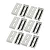 Aexit 12 Pcs Transmission Plastic 95mmx40mmx21mm Cable Line Holder Wire Organizer Grey for Office view 1