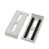 Aexit 12 Pcs Transmission Plastic 95mmx40mmx21mm Cable Line Holder Wire Organizer Grey for Office view 2