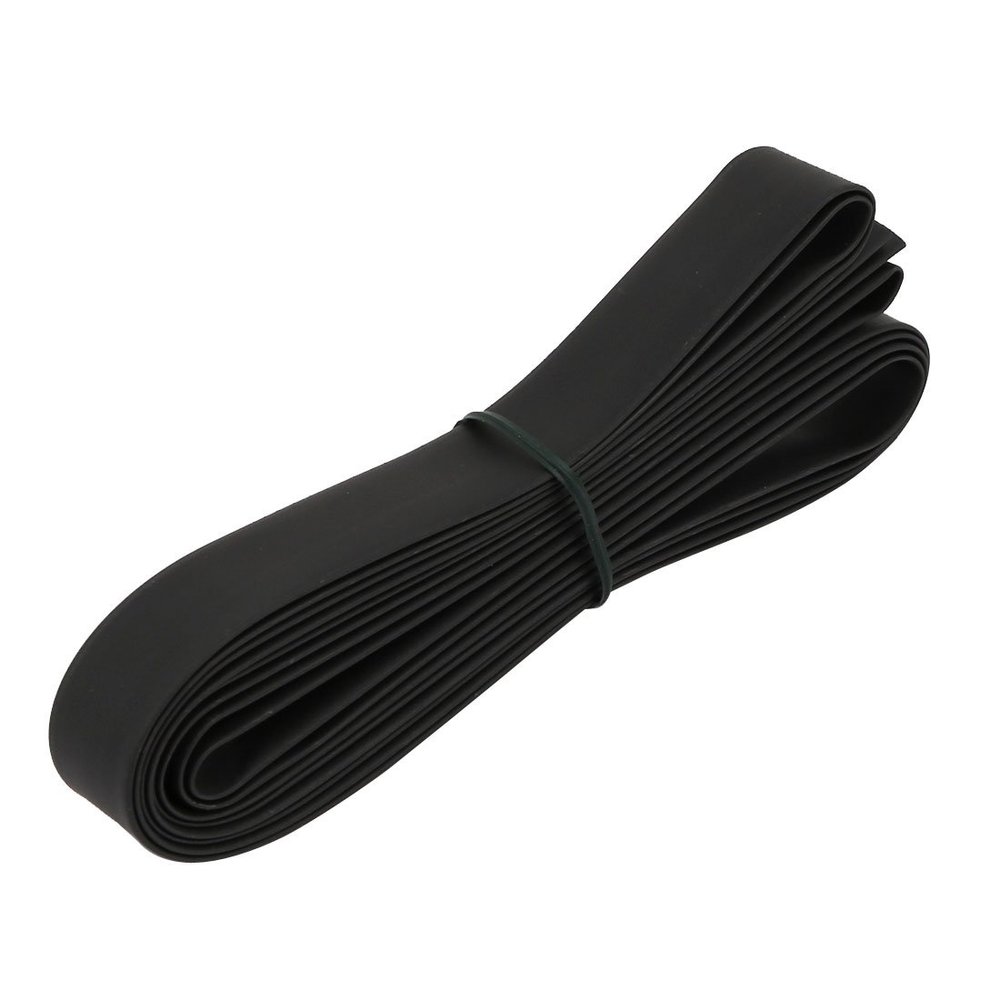 Aexit 6.6Ft 0.35in Electrical equipment Inner Dia Polyolefin Flame Retardant Tube Black for Wire Repairing