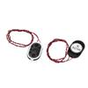 Aexit 2 Pcs Electronic security 4mm x 15mm x 24mm Oval 8 Ohm 1W Dual Wire Mini Audio Media Stereo Speaker view 1