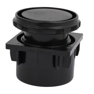 Aexit 60mmx60mm ABC Power supply and power module Plastic Square Adjustable Leveling Foot Black