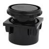 Aexit 60mmx60mm ABC Power supply and power module Plastic Square Adjustable Leveling Foot Black view 1