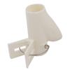 Aexit Flexible Spiral Electrical equipment Tube Cable Wire Wrap White Manage Cord 20mm Dia x 1.5 Meter Long with Clip view 3