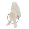 Aexit Flexible Spiral Electrical equipment Tube Cable Wire Wrap White Manage Cord 20mm Dia x 1.5 Meter Long with Clip view 4
