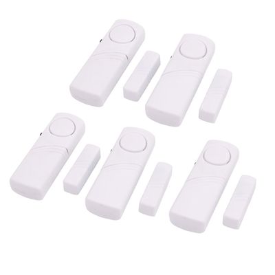 Aexit 5Pcs Door Electronic security Window Contact Magnetic Reed Switch Alarm Home Security System White