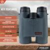 Athlon Optics 10x50 Cronus UHD Laser Rangefinder Black Binoculars with Eye Relief for Adults, High-Powered Binoculars for Hunting and Long-Range Targets view 3