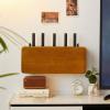 Wall Mounted TV Shelf Floating Shelf Wall Shelf TV Stands Media TV Console WiFi Router Set top box Wall socket storage box TV Background Wall Decoration Shelf Storage Shelf Display Shelf TV Bracket view 2