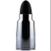 VMS Racing 50 Cal Caliber CHROME BLACK TIP BULLET ANTENNA in Heavy Gauge CNC Machined Billet Aluminum Short Compatible with Dodge Ram 1500 2500 3500 94-08 1994-2008 view 4