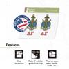 Desert Cactus Delta Gamma Sticker Letter 2 Pack DG DeeGee Decal Greek for Window Laptop Computer Car (Crest Sticker) view 3