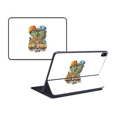 MightySkins Skin Compatible with Apple iPad Pro Smart Keyboard 11" (2018) - Dead and Deader - Protective, Durable, and Unique Vinyl Decal wrap Cover - Easy to Apply, Remove - Made in The USA