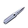 VMS RACING 50 Cal Caliber Chrome Chrome TIP Bullet Antenna in Heavy Gauge CNC Machined Billet Aluminum Short Compatible with Harley Davidson Touring Models with Tour PAK (ONLY) view 1