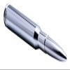 VMS RACING 50 Cal Caliber Chrome Chrome TIP Bullet Antenna in Heavy Gauge CNC Machined Billet Aluminum Short Compatible with Harley Davidson Touring Models with Tour PAK (ONLY) view 2