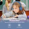AILIHEN Kids Headphones, I35 On-Ear Headphones for School, Safe Volume 93dB, HD Mic Stereo Headphone for Kid Girls Boys, Foldable 3.5mm Wired for Chromebook, Laptop, Computer, Tablet (Blue) view 4